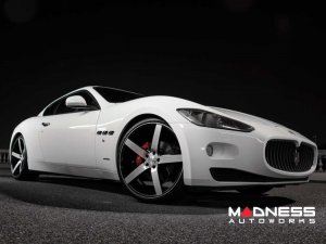 Maserati GranTurismo Custom Wheels - VVS-CV3 by Vossen - Silver / Black Maserati GranTurismo Custom Wheels - VVS-CV3 by Vossen - Silver / Black